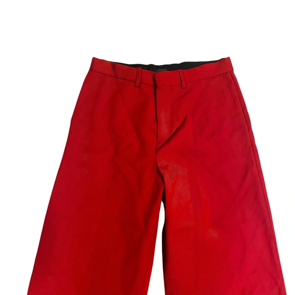 8 BY YOOX Italian Red Trousers - Picture 3 of 5